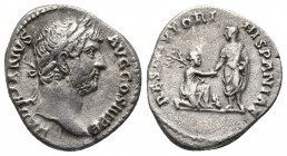 Roman Imperial
Hadrian. AD 117-138. AR Denarius "Travel series" issue ("Provinces cycle") – Restitutor type. Rome mint. Struck circa AD 130-133. Laure...