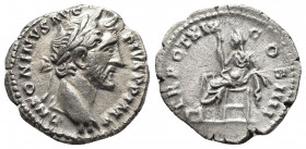 Roman Imperial
Antoninus Pius, (AD 138-161). AR denarius Rome, AD 155-156. ANTONINVS AVG PIVS P P IMP II, laureate head of Antoninus Pius right / TR P...