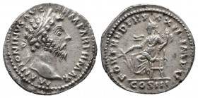 Roman Imperial
Marcus Aurelius (161-180) AR denarius, Rome mint, Struck 166-169.M ANTONINVS AVG ARM PARTH MAX - laureate head of Marcus Aurelius right...