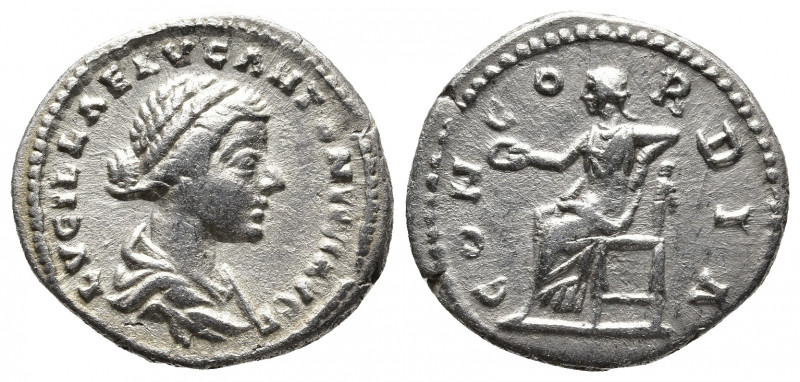 Roman Imperial
Lucilla (daughter of M. Aurelius) AR Denarius. Rome, AD 161-163. ...