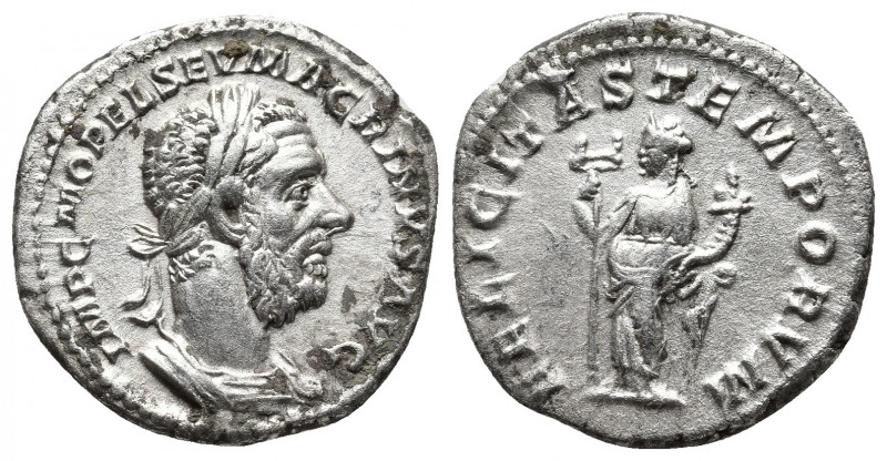 Roman Imperial
Macrinus, 217-218. Denarius 2nd emission, Rome, March - June 218....