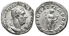 Roman Imperial
Macrinus, 217-218. Denarius 2nd emission, Rome, March - June 218. IMP C M OPEL SEV MACRINVS AVG Laureate and cuirassed bust of Macrinus...