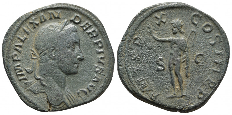 Roman Imperial
Severus Alexander Æ Sestertius. Rome, AD 231. IMP ALEXANDER PIVS ...