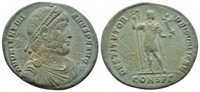 Roman İmperial
VALENTINIAN I (364-375). Ae. Nicomedia. Obv: D N VALENTINIANVS P F AVG. Diademed, draped and cuirassed bust right. Rev: RESTITVTOR REIP...