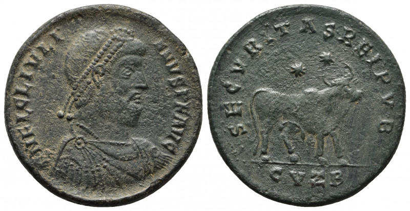 Roman Imperial
Julian II BI 29mm. Sirmium, AD 361-363. D N FL CL IVLIANVS P F AV...