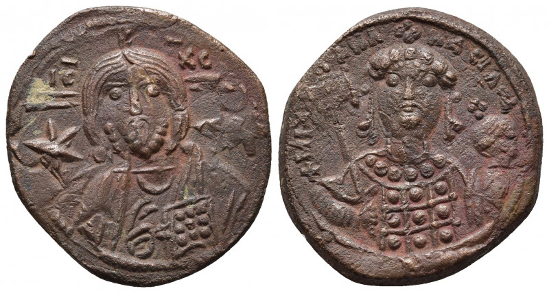 Byzantine
Michael VII Ducas AE Follis Constantinople 1071-1078 AD. Bust of Chris...