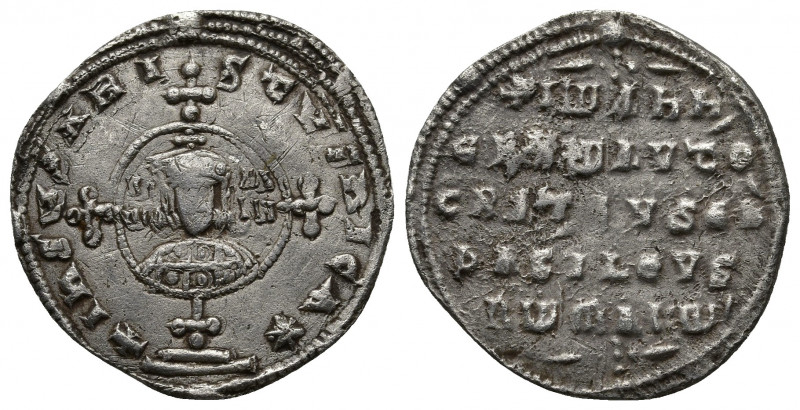 Byzantine
John I Zimisces. 969-976. AR Miliaresion Constantinople mint. AR.
Cros...