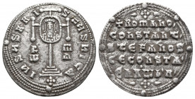 Byzantine
Constantine VII Porphyrogenitus, with Romanus I, Stephen, and Constantine , 913-959. Miliaresion, Constantinople, 931-944. IhSЧS XRI-STЧS hI...