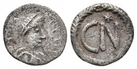 Byzantine
Justin II. 565-578. AR 250 Nummi. Rome mint. Struck 565-567. Diademed, draped, and cuirassed bust right / Large CN; star above; all within w...