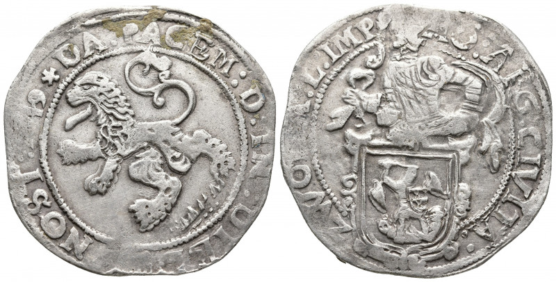 World&Medieval
NETHERLANDS. Zwolle. Lion Dollar or Leeuwendaalder (1644)..
Obv: ...