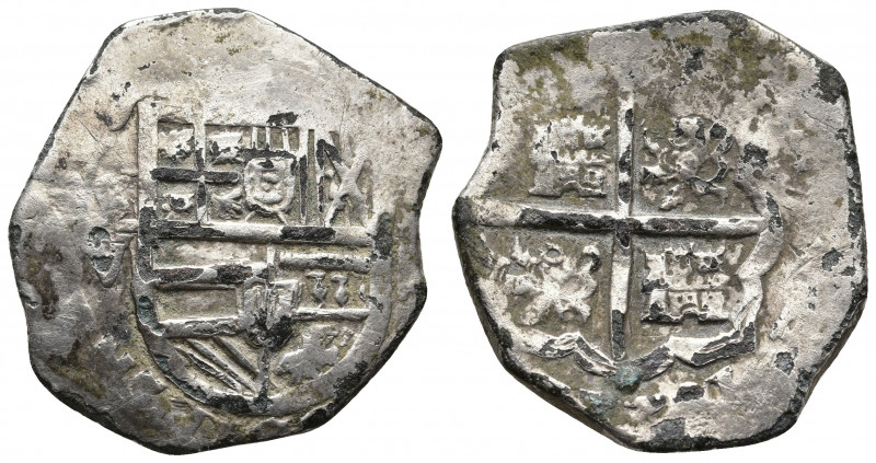 World&Medieval
Spain. Philip II or III. 1556-1598-1621. AR. Toledo mint, struck ...