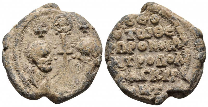 Byzantine Seal
Byzantine Lead Seal (11th Century) Metropolitan
Obverse: busts of...