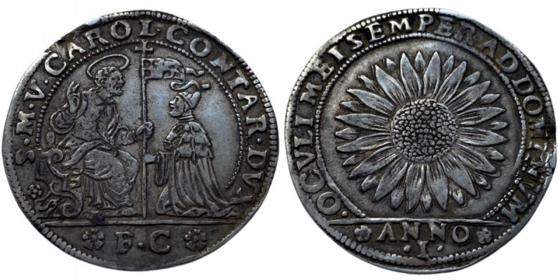 Repubblica di Venezia- Carlo Contarini (1655-1656) Osella 1655 Anno I Gr 9,59 Mo...