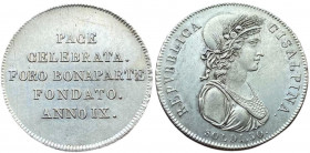 Repubblica Cisalpina - (1800-1802) 30 Soldi 1800-1801 Anno IX Zecca Milano Busto Grande Gr 7,35 Gig.2a NC 
Migliore di SPL