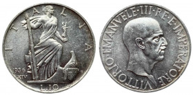Regno d'Italia - Vittorio Emanuele III (1900-1943) 10 Lire 1936 Impero Gr 10,03 Gig.64 Minimi segnetti di contatto
Q.FDC