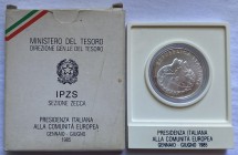 Repubblica Italiana - (1946-2001) 500 Lire 1985 "Presidenza Italiana CEE" in confezione originale Gig.422
FDC