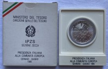 Repubblica Italiana - (1946-2001) 500 Lire 1985 "Presidenza Italiana CEE" in confezione originale Gig.422
FDC