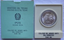 Repubblica Italiana - (1946-2001) 500 Lire 1985 "Collegio del Mondo Unito dell'Adriatico" in confezione originale Gig.423
FDC