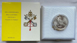 Città del Vaticano - Giovanni Paolo II (1978-2005) 500 Lire 1993 "30°Anniversario della lettera Enciclica" in confezione originale Gig.322
FDC