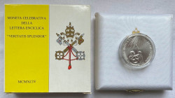 Città del Vaticano - Giovanni Paolo II (1978-2005) 500 Lire 1994 "Lettera Enciclica Veritatis Splendor" in confezione originale Gig.323
FDC