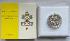 Città del Vaticano - Giovanni Paolo II (1978-2005) 500 Lire 1995 "Anno Internazionale della Donna" in confezione originale Gig.325
FDC
