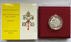 Città del Vaticano - Giovanni Paolo II (1978-2005) 500 Lire 1995 "Anno Internazionale della Donna" in confezione originale Gig.326
 Soli 7.000 Pezzi ...