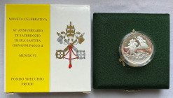 Città del Vaticano - Giovanni Paolo II (1978-2005) 500 Lire 1996 "50° Sacerdozio di Giovanni Paolo II" in confezione originale Gig.329
 Soli 7.000 Pe...