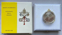 Città del Vaticano - Giovanni Paolo II (1978-2005) 500 Lire 1998 "Ostensione della Sindone" in confezione originale Gig.334
FDC