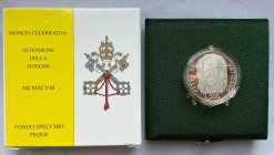 Città del Vaticano - Giovanni Paolo II (1978-2005) 500 Lire 1998 "Ostensione della Sindone" in confezione originale Gig.335
 Soli 6.000 Pezzi coniati...