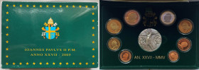 Città del Vaticano - (Monetazione in Euro) Divisionale 2005 in confezione originale
PROOF