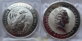 Australia - 2 Dollari 2 Once 1992 "Kookaburra" Ag 999 Km# 179