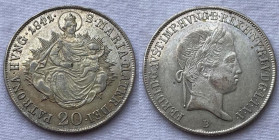 Impero Austro/Ungarico - Ferdinando I (1835-1848) 20 Kreuzer 1841 B Km# 422
SPL