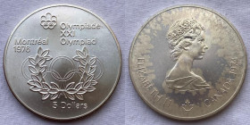 Canada - Elisabetta II 5 Dollari 1974 "Olimpiadi di Montreal" Gr.24,30 Ag 925 Km# 89
FDC
