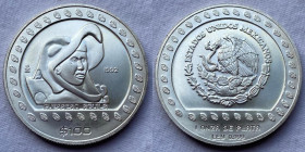 Messico - 100 Pesos 1992 Oncia Ag 999 Km# 556
FDC