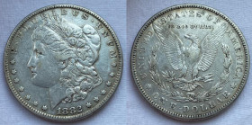 Stati Uniti - Dollaro "Morgan" 1882 Ag 900 Km# 110
BB