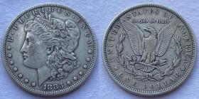 Stati Uniti - Dollaro "Morgan" 1883 Ag 900 Km# 110
BB