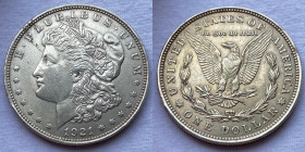Stati Uniti - Dollaro "Morgan" 1921 Ag 900 Km# 110
BB/SPL