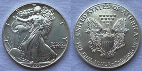 Stati Uniti - Dollaro "Silver Eagle" 1986 Oncia Ag 999 Km# 273
FDC