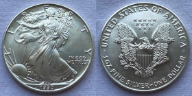 Stati Uniti - Dollaro "Silver Eagle" 1990 Oncia Ag 999 Km# 273
FDC