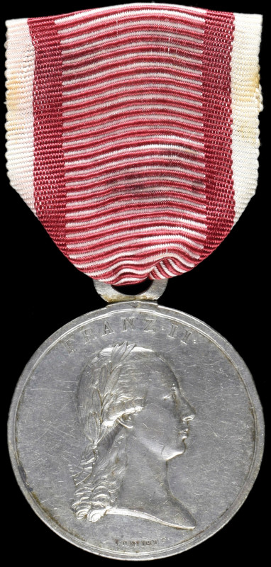 Austria, Franz II Silver Bravery Medal (1792-1804), by I N. Wirt, 40mm, a few li...