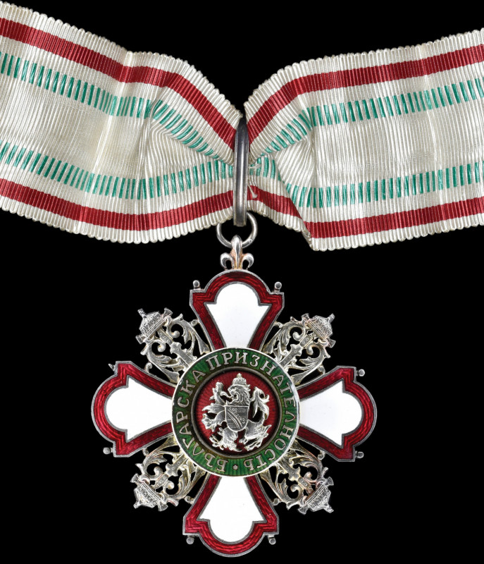 Bulgaria, Order of Incentive to Humanity (so called Red Cross Order), First Clas...