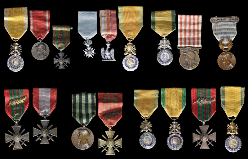 France, Miscellaneous Medals and Decorations (17), Croix de Guerre (5), 1914-18,...
