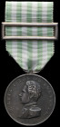 Portugal, Exemplary Conduct Medal 1863, Naval issue, with Admiral’s uniform, f.a.c. below bust, in silver, 32.7mm, on thick flan, very fine
Estimate:...