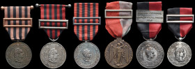 Portugal, Republic, Overseas Distinguished Service Medals (5), Distinct Service Class (2), post 1910 issue, in silver, 1 clasp, Homagem Nacional aos H...