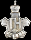 Russia, 50 Years’ Patronage by H.I.H. Peter Nikolaevich of the Grenadier Sapper Battalion, silver badge, apparently an old, perhaps émigré, copy, with...