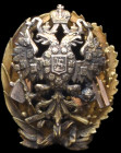 Russia, Nicholas I Practical Technological Institute, St Petersburg, reduced size graduation badge in gold, after 1896, by Dmitry Osipov, St Petersbur...