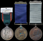 Visit to Ireland Medal, 1900, bronze (P.S. Mc. Phillips. D.M.P.), Visit to Ireland Medal, 1903, bronze (A.S. E. J. Donnelly. R.I.C.), with original to...