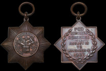 Shanghai Municipal Council Emergency Medal, 1937, bronze, unnamed as issued, good very fine 
Estimate: £200-300