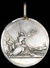 Honourable East India Company’s Medal for the Deccan, 1778-84, in silver, 32mm, edge obliquely grained, with oval ring suspension, edge bruise, good f...