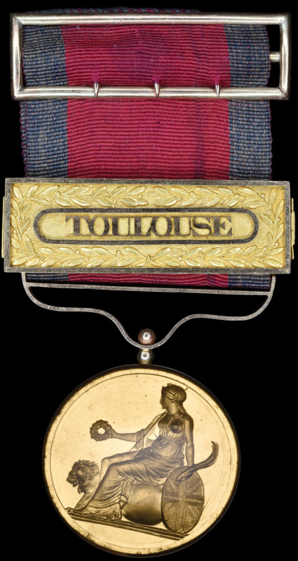 The Field Officer’s Small Gold Medal for the Pyrenees with Toulouse clasp awarde...